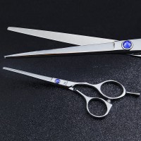 5.5 inch blue fashionable screw barber professional use hairstylist shear